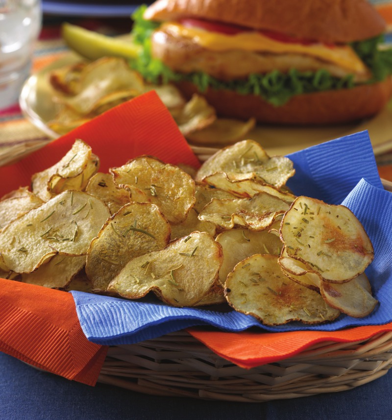 Baked Potato Chips | MyGreatRecipes