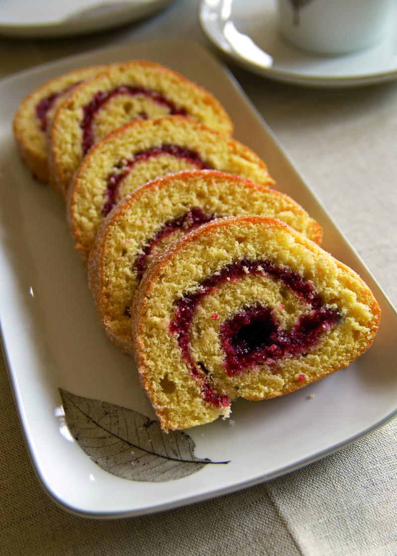 Raspberry Jelly-roll Cake | MyGreatRecipes