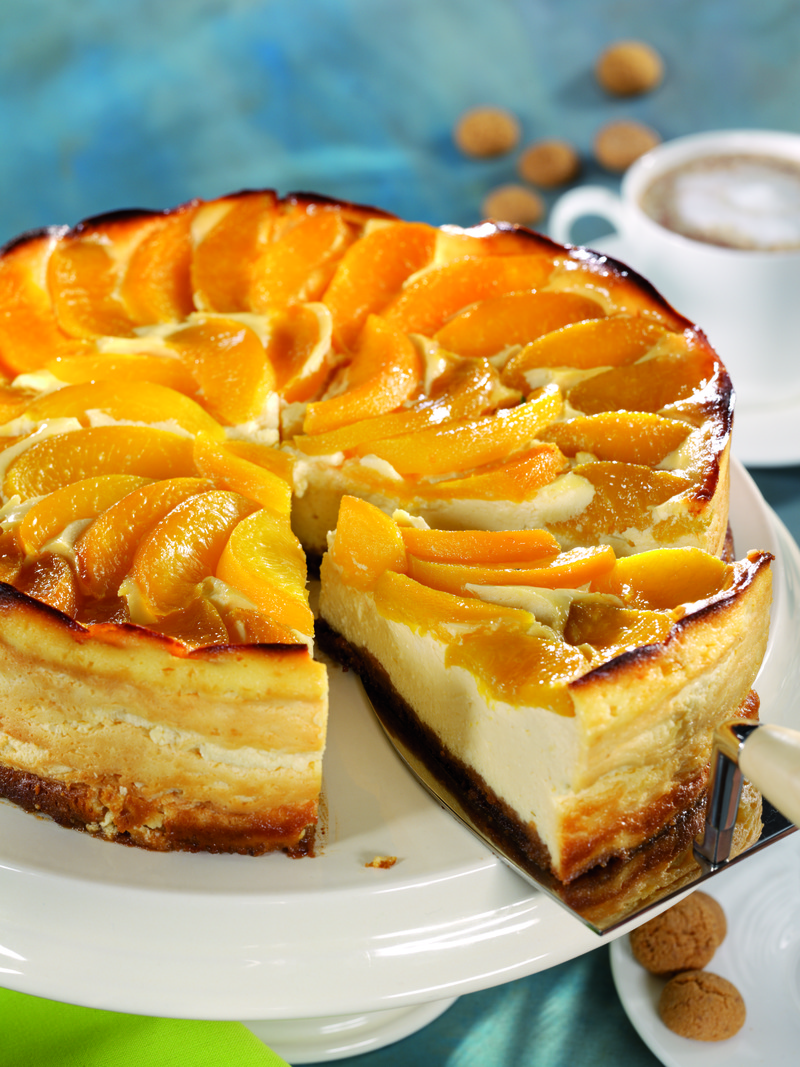 Peach Cheesecake | MyGreatRecipes