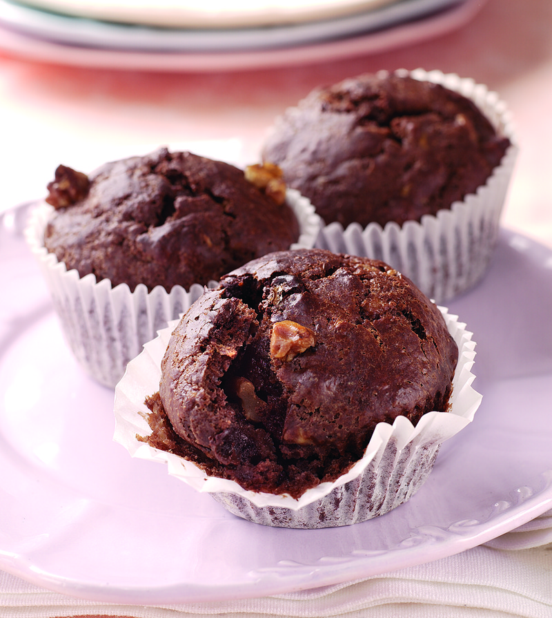 Chocolate Banana Muffins | MyGreatRecipes