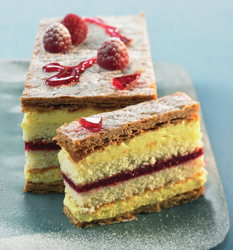 Raspberry Mille-feuille | MyGreatRecipes