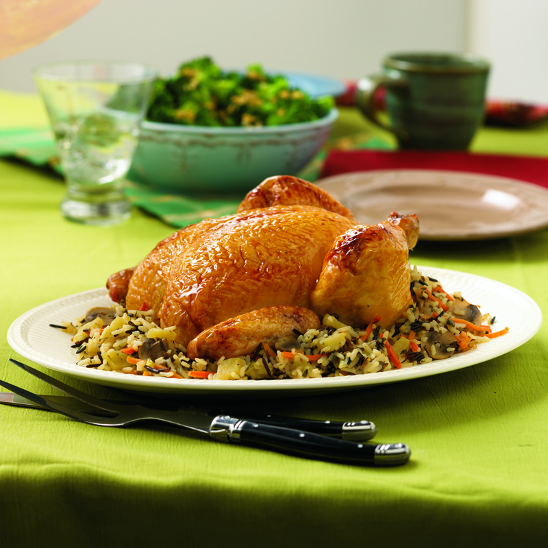 Wild Rice-stuffed Chicken | MyGreatRecipes