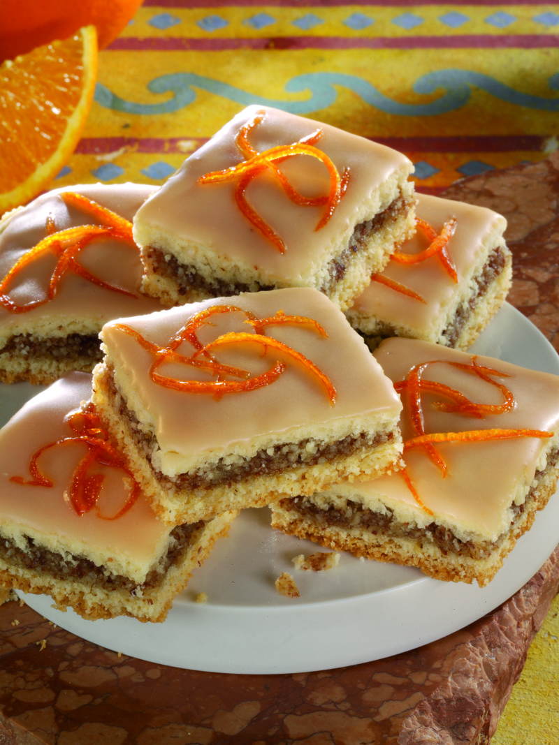 Orange & Almond Slices | MyGreatRecipes