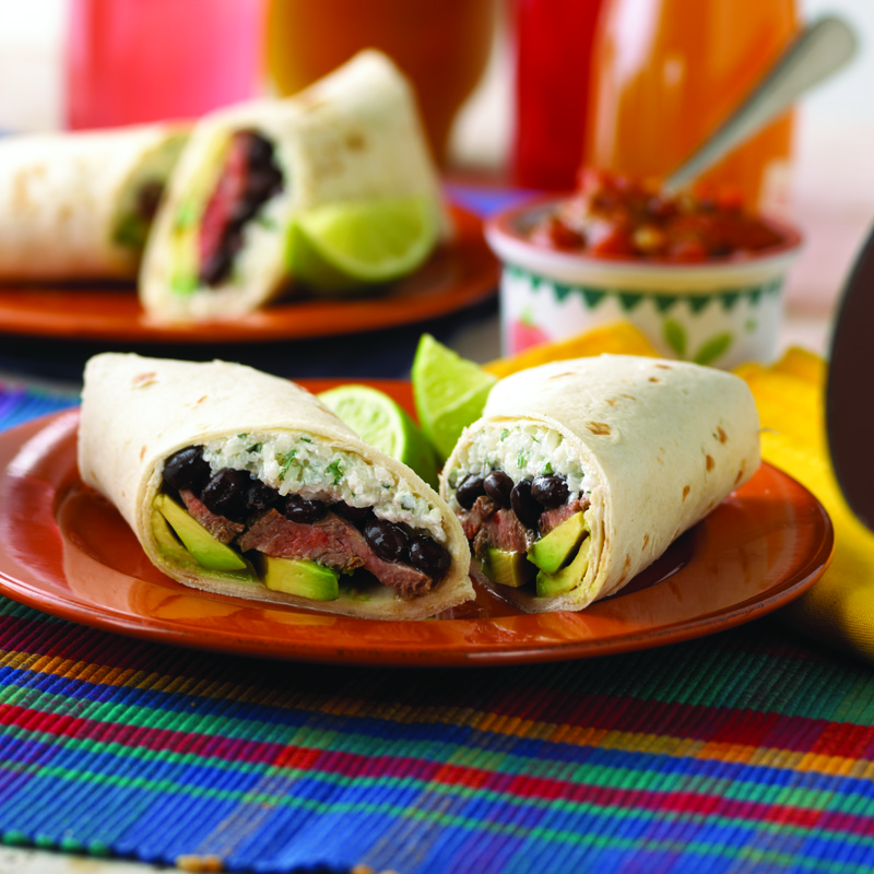 Mexican Steak Burritos