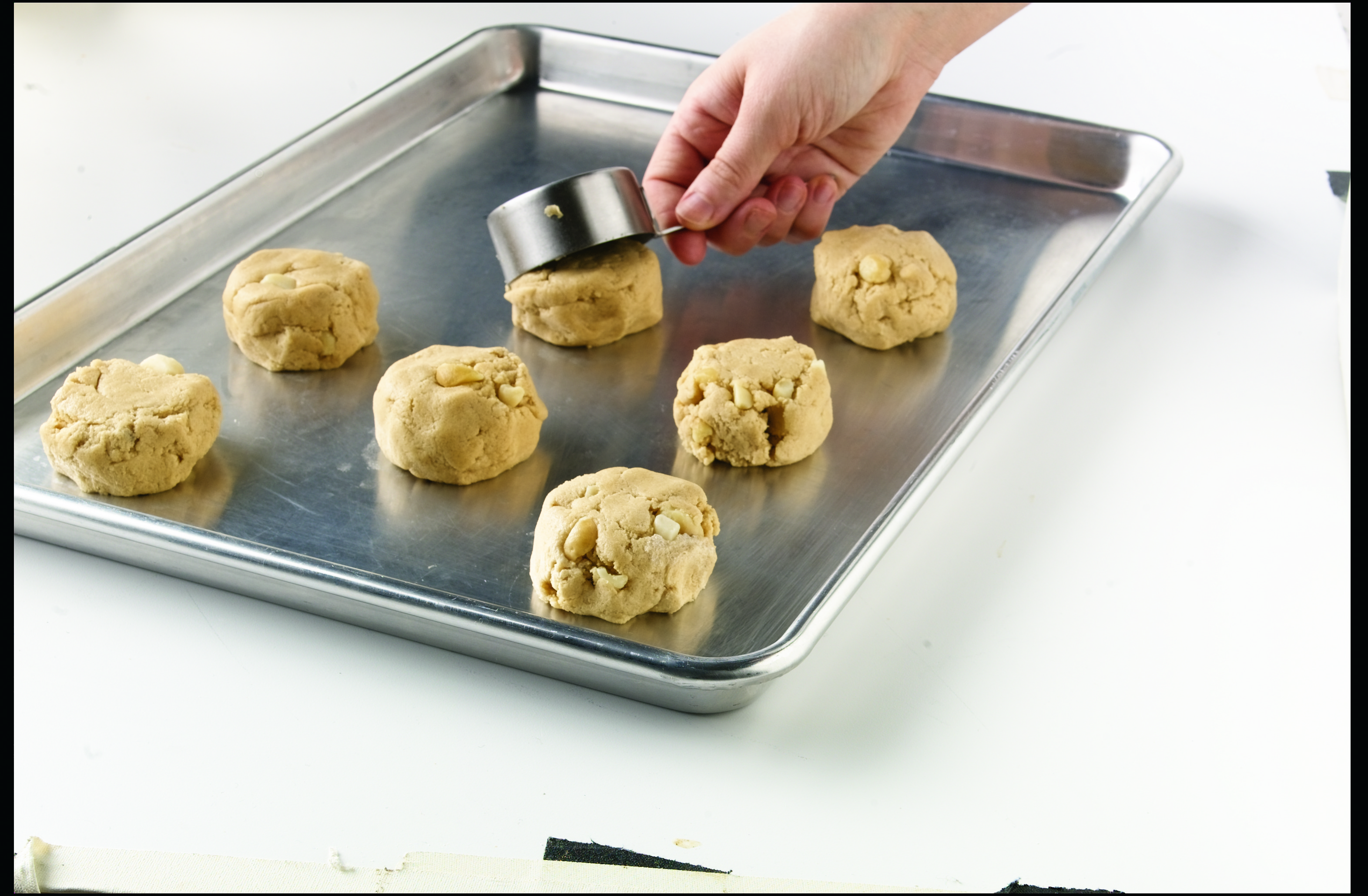 ungreased baking sheet